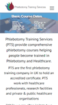 Mobile Screenshot of phlebotomytraining.co.uk